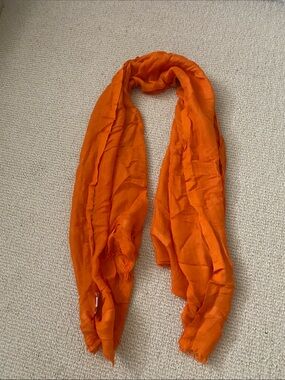 Love Quotes Lightweight orange Scarf